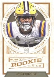 2019 Panini Legacy Base Set Greedy Williams #168 card
