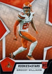 2019 Panini Rookies & Stars Base Set Greedy Williams #162 card