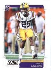 2019 Score Base Set Greedy Williams #374 card