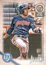 2018 Topps Gypsy Queen Base Set Greg Allen #215 card
