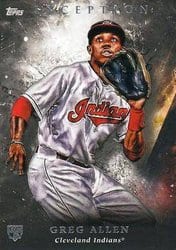 2018 Topps Inception Base Set Greg Allen #26 card