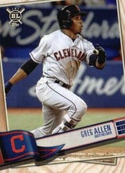 2019 Topps Big League Base Set Greg Allen #175 card