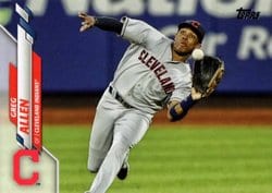 2020 Topps Update Base Set Greg Allen #U-139 card