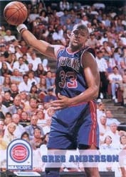 1993-94 Hoops Base Set Greg Anderson #330 card