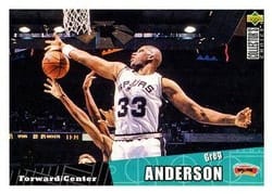 1996-97 Collector's Choice Base Set Greg Anderson #327 card