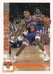 1992-93 Hoops Base Set Greg Anthony #152 card