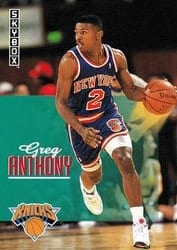 1992-93 SkyBox Base Set Greg Anthony #160 card