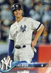 2018 Topps Base Set Greg Bird #515 card
