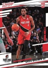 2021-22 Panini Chronicles Base Set Greg Brown III #73 card