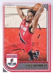 2022-23 Hoops Winter Base Set Greg Brown III #214 card