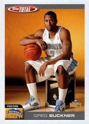 2004-05 Topps Total Base Set Greg Buckner #267 card