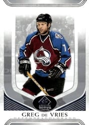 2020-21 SP Signature Edition Legends Base Set Greg de Vries #243 card