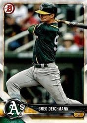 2018 Bowman Draft Base Set Greg Deichmann #BD-138 card