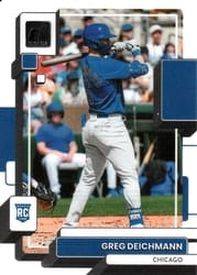 2022 Panini Chronicles Clearly Donruss Greg Deichmann #17 card