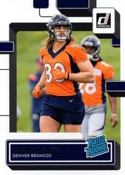 2022 Donruss Base Set Greg Dulcich #385 card