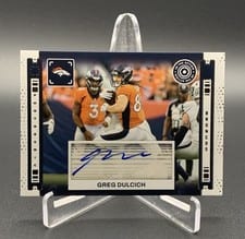 2024 Panini Photogenic In The Action Autographs Greg Dulcich #IAA-GDU card