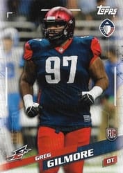 2019 Topps AAF Base Set Greg Gilmore #20 card