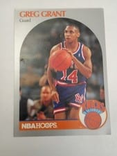 1990-91 Hoops Base Set Greg Grant #421 card