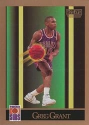 1990-91 SkyBox Base Set Greg Grant #221 card