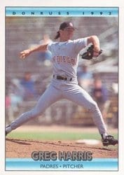 1992 Donruss Base Set Greg Harris #49 card
