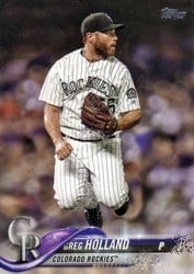 2018 Topps Base Set Greg Holland #269 card
