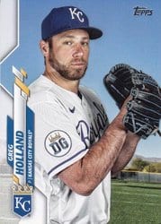 2020 Topps Update Base Set Greg Holland #U-246 card
