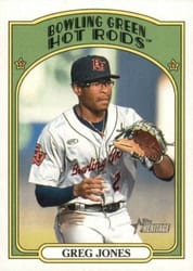 2021 Topps Heritage Minor League Base Set Greg Jones #156 card