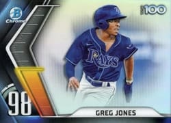2022 Bowman Scouts' Top 100 Greg Jones #BTP-98 card