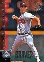 1998 Upper Deck Base Set Greg Maddux #16 card