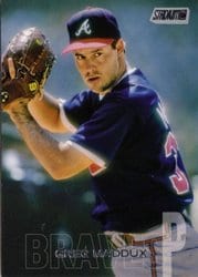 2018 Stadium Club Base Set Greg Maddux #208 card