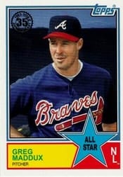 2018 Topps 1983 Topps Baseball 35th Anniversary All-Stars Greg Maddux #83AS-54 card