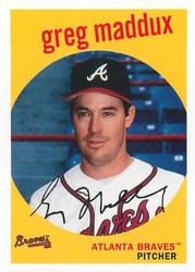 2018 Topps Archives Base Set Greg Maddux #35 card