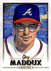 2018 Topps Gallery Base Set Greg Maddux #156 card