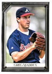 2021 Topps Gallery Base Set Greg Maddux #55 card