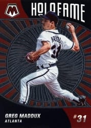 2022 Panini Mosaic Holofame Greg Maddux #HF-1 card