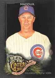 2022 Topps Allen & Ginter X Base Set Greg Maddux #40 card