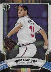 2022 Topps Tribute Base Set Greg Maddux #55 card