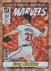 2023 Donruss Marvels Greg Maddux #M6 card