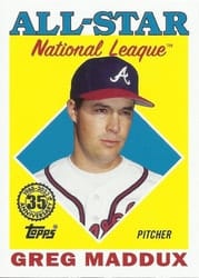 2023 Topps 1988 Topps All-Stars Greg Maddux #88AS-6 card