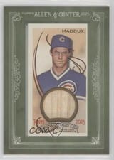 2023 Topps Allen & Ginter Framed Mini Relics Greg Maddux #MFR-GM card