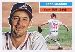 2023 Topps Archives Base Set Greg Maddux #6 card