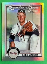 2023 Topps Legends of the Game Autographs Greg Maddux #LG-19 card
