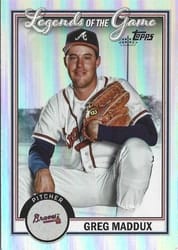 2023 Topps Legends of the Game Greg Maddux #LG-19 card