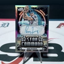 2024 Topps Cosmic Chrome Star Command Autographs Greg Maddux #SCA-GM card
