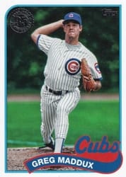 2024 Topps Update 1989 Topps Baseball 35th Anniversary Greg Maddux #89US-34 card