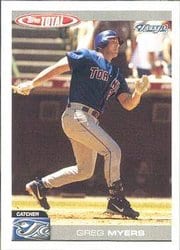2004 Topps Total Base Set Greg Myers #44 card