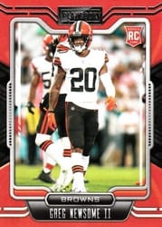 2021 Panini Playbook Base Set Greg Newsome II #150 card
