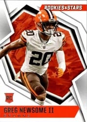 2021 Panini Rookies & Stars Base Set Greg Newsome II #192 card