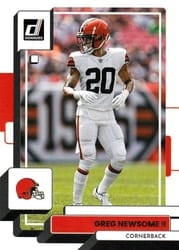 2022 Donruss Base Set Greg Newsome II #215 card