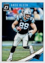 2018 Donruss Optic Base Set Greg Olsen #17 card